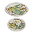 Yellow Aldo Fish Serving Platters (Set of 2) Supply