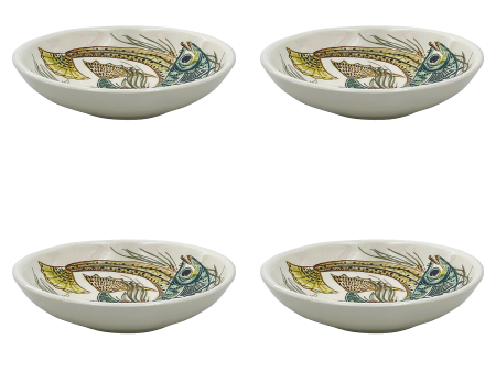 Yellow Aldo Fish Pasta Bowls (Set of 4) on Sale