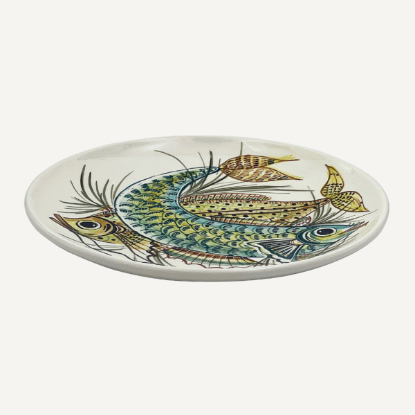 Yellow Aldo Fish Charger Plate Online Sale