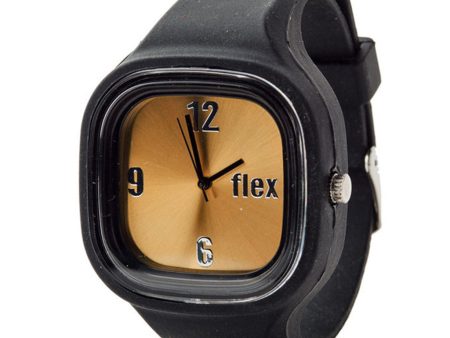 Flex Watch - Black Gold Hot on Sale