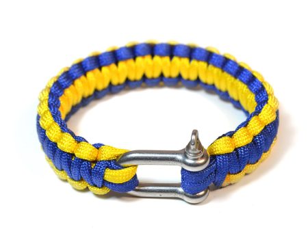 Paracord - Blue & Yellow Stripe Sale