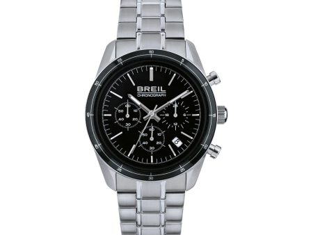 Men s Watch Breil TW1897 Black Silver on Sale