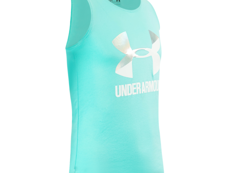 Under Armour Girls  Big Logo UA Tank Top Hot on Sale