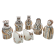 Brown Nativity Set (7 Piece) Hot on Sale