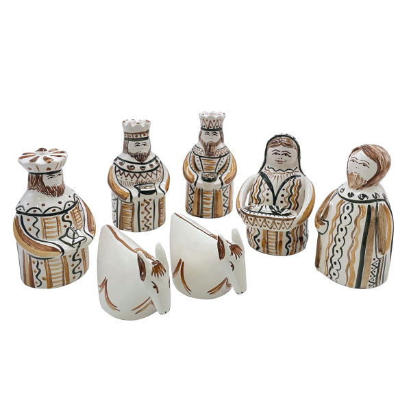 Brown Nativity Set (7 Piece) Hot on Sale