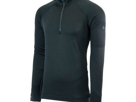 Under Armour Men s ColdGear Loose Fit 1 4 Zip Quilted Pullover Fashion