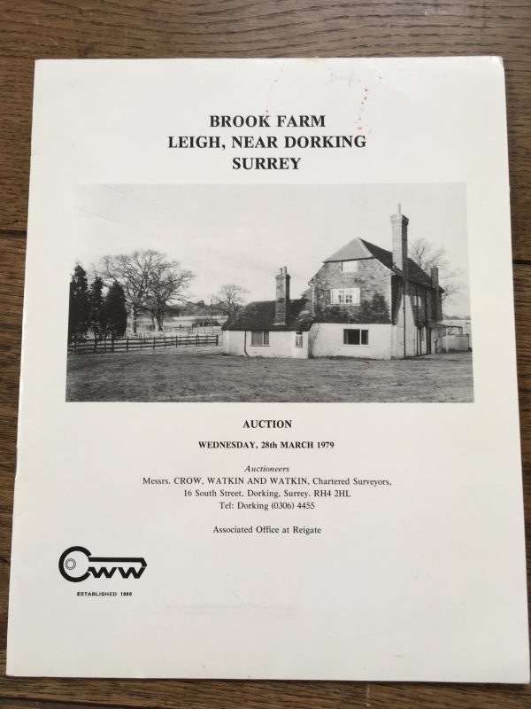 Brook Farm, Leigh 1979 Sales Particular on Sale