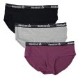 Reebok Women s Cotton Stretch Hipster Panties 3-Pack Hot on Sale