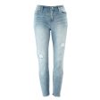 Kenneth Cole New York Women s Jess Skinny Distressed Jeans Online Sale