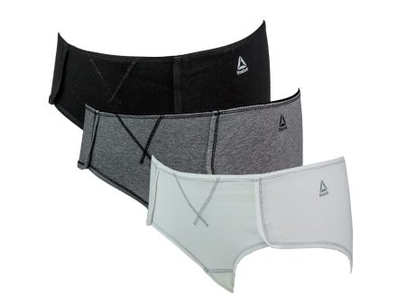 Reebok Women s Retro Hipster Panties 3-Pack Discount