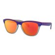 Oakley Frogskins Splatterfade Collection (A) Sunglasses Pink Blue Fade PRIZM Ruby Supply