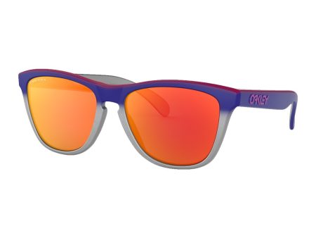 Oakley Frogskins Splatterfade Collection (A) Sunglasses Pink Blue Fade PRIZM Ruby Supply