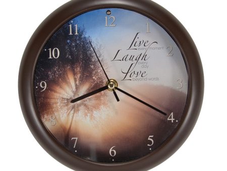 Live Laugh Love Sound Clock Hot on Sale