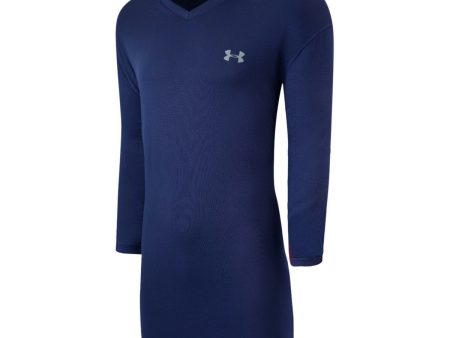 Under Armour Men s Fitted V-Neck Coldgear Long Sleeve Shirt Online now