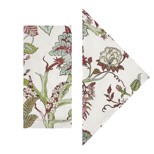 Verde Chintz Napkins (Set of 4) Hot on Sale