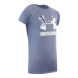 Under Armour Girl s Two Tone Big Logo S S T-Shirt For Sale