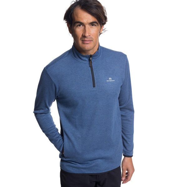 Quiksilver Men s Waterman Sea Explorer Long Sleeve Half-Neck Top For Sale