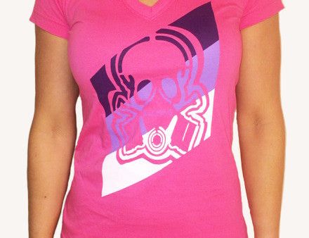 Badge Tee Hot Pink Online Hot Sale