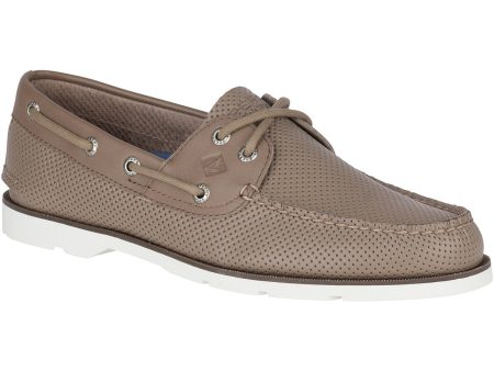 Sperry Men s Leeward 2-Eye Perforated Boat Shoes Online Sale