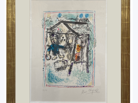 The Artist At The Village by March Chagall Discount