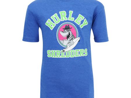 Hurley Youth Shredders Premium Fit T-Shirt Heather Royal L Cheap