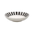 Black Stripes Pasta Bowl Discount