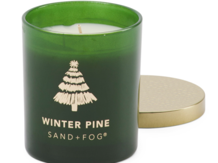 12oz Holiday Winter Pine Candle - Fresh Pine Scent Cheap