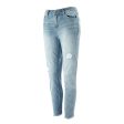 Kenneth Cole New York Women s Jess Skinny Distressed Jeans Online Sale