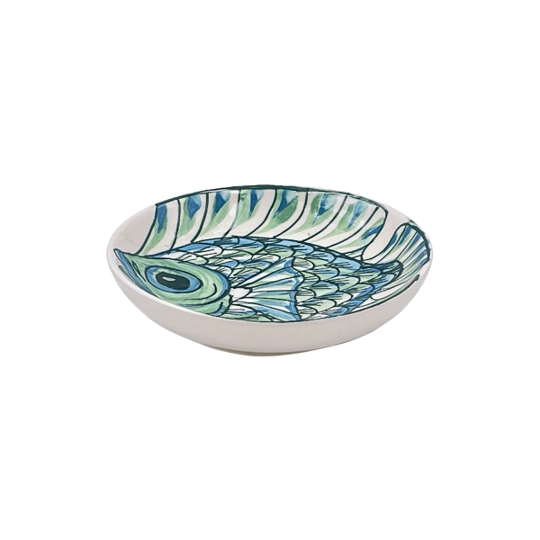 Green Romina Fish Dipping Bowl Supply