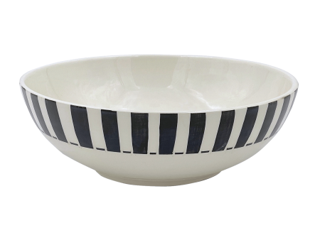 Large Black Stripes Bowl Supply