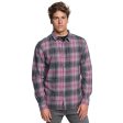 Quiksilver Men s Fatherfly Flannel Long Sleeve Shirt Sale