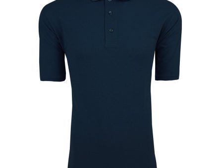 Reebok Men s Cotton Polo Shirt Navy 2XL For Discount