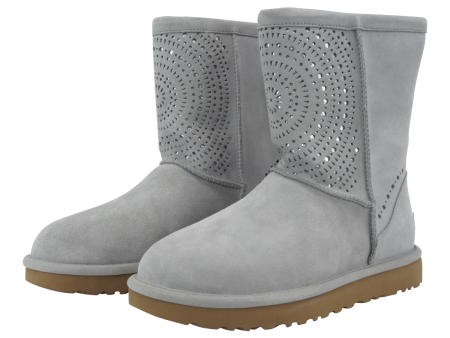 UGG Women s Classic Short Sunshine Perferated Boots Sale