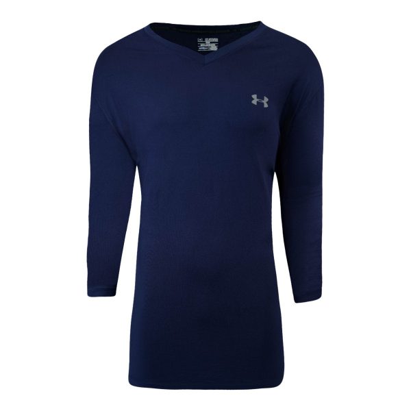 Under Armour Men s Fitted V-Neck Coldgear Long Sleeve Shirt Online now