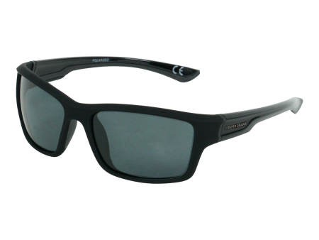 Foster Grant Full Rim Rectangle Polarized Sunglasses Black Discount