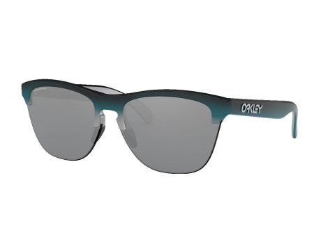 Oakley Frogskins Lite Splatterfade Collection Sunglasses Black Teal Fade PRIZM Black Online Hot Sale