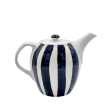 Black Stripes Teapot Discount