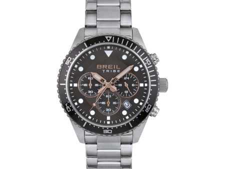 Men s Watch Breil EW0506 Black Silver For Discount