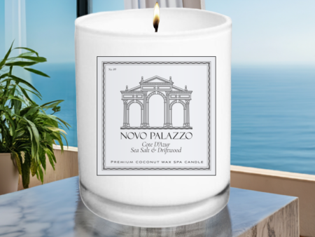 Cote D Azur Sea Salt & Driftwood Scented Candle 18oz on Sale