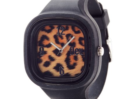 Flex Watch - Black Leopard Watch on Sale