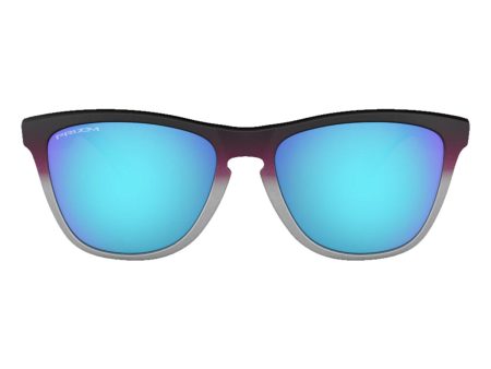 Oakley Frogskins (A) Sunglasses Black Pink Fade PRIZM Sapphire For Sale