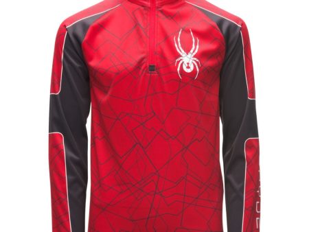 Spyder Boys  Limitless Challenger Zip T-Neck Top For Cheap