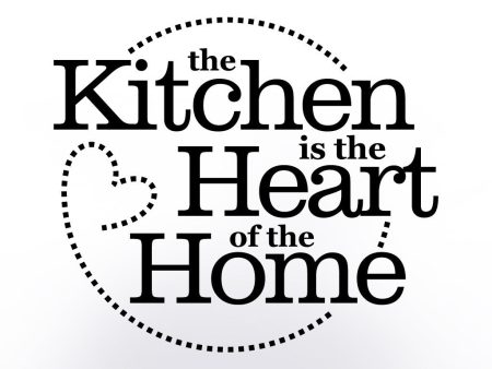 Kitchen is the Heart of the Home (Round) Hot on Sale