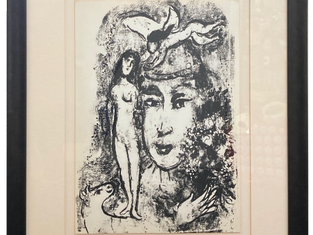 Le Clown Blanc by Marc Chagall Cheap