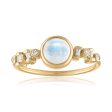 Moonlight Moonstone and Diamond Ring Online Sale