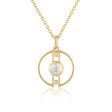 Petite Moonstone Pendant with  Diamonds For Discount