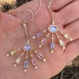 JOY MOONSTONE AND SAPPHIRES EARRINGS Supply