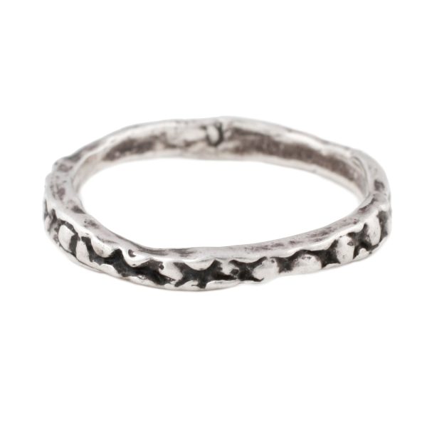 Silver Stingray Stacking Band Hot on Sale