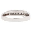 Platinum Seven Diamond Bar Ring For Discount