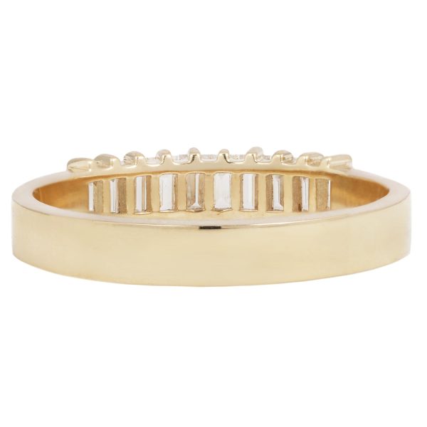 Diamond Baguette Band Hot on Sale